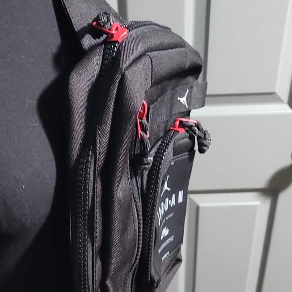 Jordan Black and Red Belt Bag - Picture 4 of 7